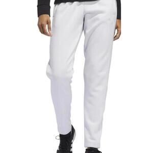 adidas Womens Relaxed Fit Tapered Legs Fleece Pant, Dash Gray, Size. S.  AZ